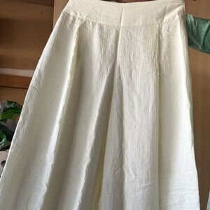 NWOT Club Monaco Striped Cream Pants